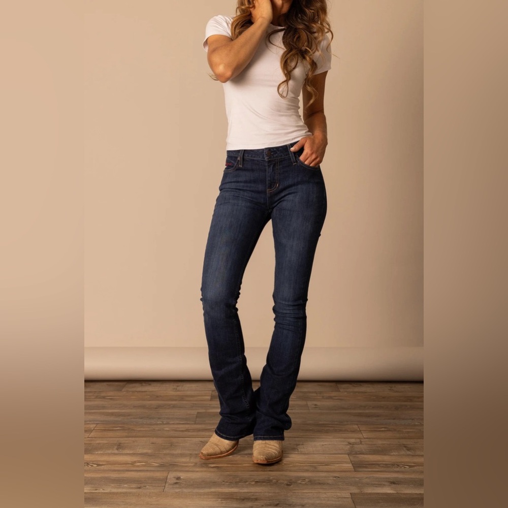 Kimes Ranch Chloe Mid-Rise Jeans in Dark Wash
